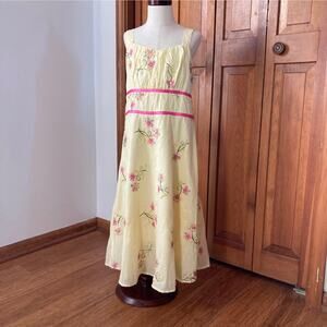 She's the One Girls Yellow Sun Dress, Size 14